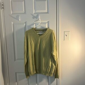 Light green 100% cashmere Weatherproof Vintage Sweater